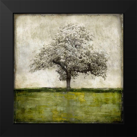 Majestic - Green Black Modern Wood Framed Art Print by Turner, Eric
