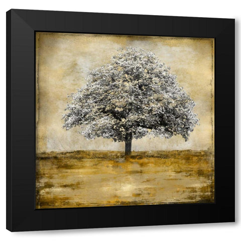 Stately - Gold Black Modern Wood Framed Art Print with Double Matting by Turner, Eric