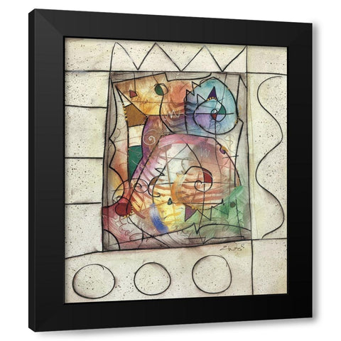 Gala Black Modern Wood Framed Art Print with Double Matting by Waugh, Eric