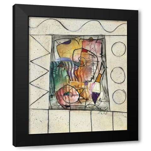 Diva Black Modern Wood Framed Art Print by Waugh, Eric