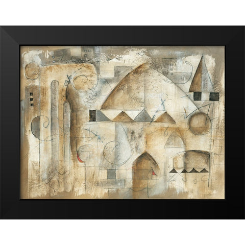 Aurora Black Modern Wood Framed Art Print by Waugh, Eric