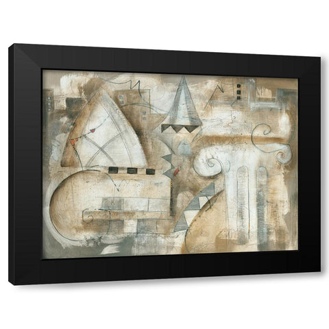 Alba Black Modern Wood Framed Art Print with Double Matting by Waugh, Eric