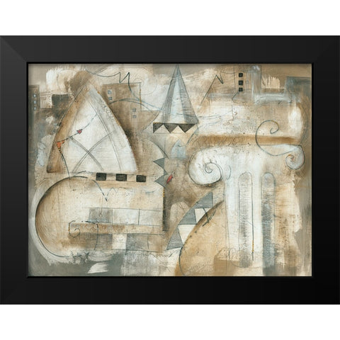 Alba Black Modern Wood Framed Art Print by Waugh, Eric
