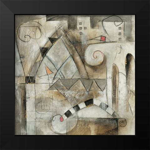 Classica II Black Modern Wood Framed Art Print by Waugh, Eric