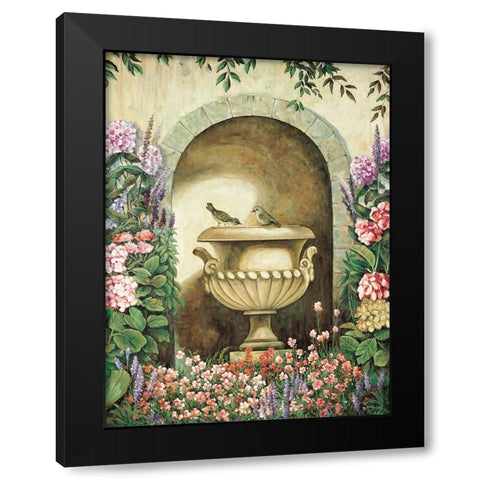 Garden Alcove II Black Modern Wood Framed Art Print by Wright, Elizabeth