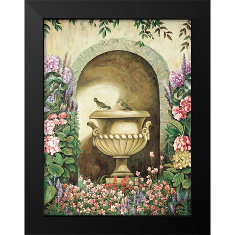 Garden Alcove II Black Modern Wood Framed Art Print by Wright, Elizabeth
