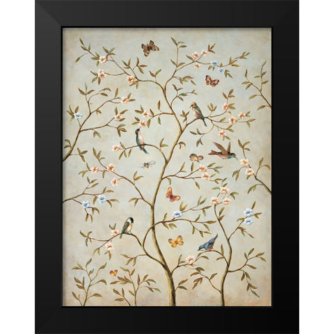 Le Printemp I Black Modern Wood Framed Art Print by Bouchardeau, Frances