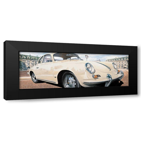 Sport White Black Modern Wood Framed Art Print with Double Matting by Brook, Francis