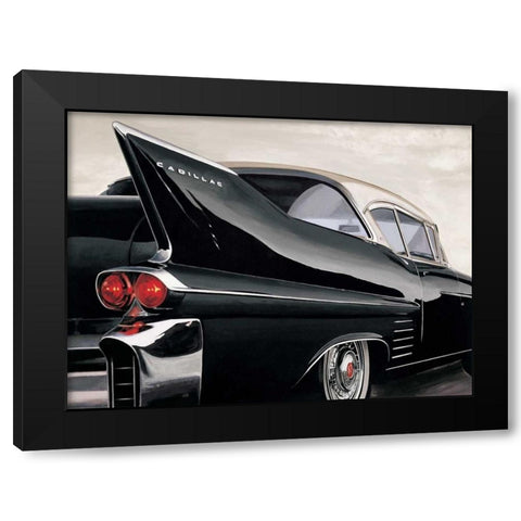 58 De Ville Black Modern Wood Framed Art Print with Double Matting by Brook, Francis