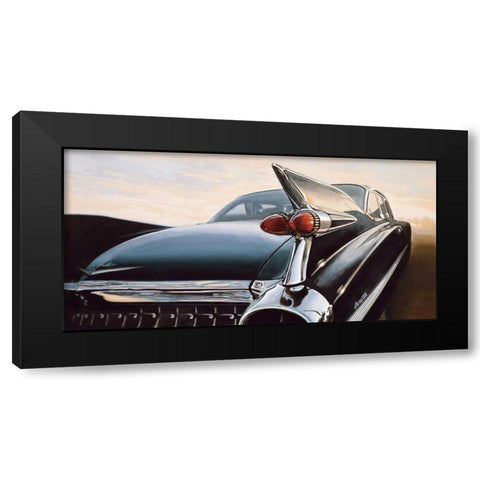 Eldorado I Black Modern Wood Framed Art Print with Double Matting by Brook, Francis