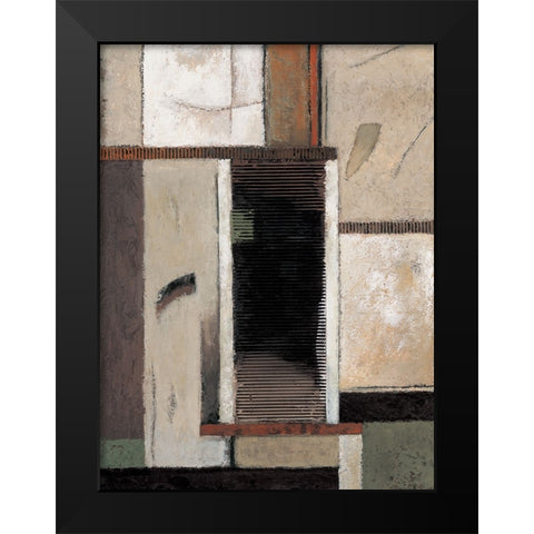 Characteristics I Black Modern Wood Framed Art Print by Taylor, Franklin