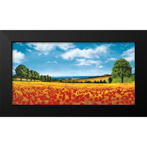 Prospettive sul mare Black Modern Wood Framed Art Print by Arnolfi, Giorgio