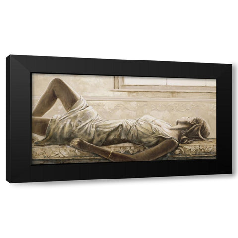 Dolce pensare Black Modern Wood Framed Art Print by Scala, Gualtiero Bassi