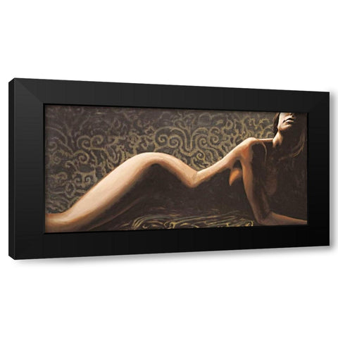 Baroque Black Modern Wood Framed Art Print by Mariani, Giorgio
