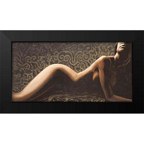 Baroque Black Modern Wood Framed Art Print by Mariani, Giorgio