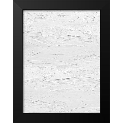 Textured on White I Black Modern Wood Framed Art Print by Gordon, Sofia