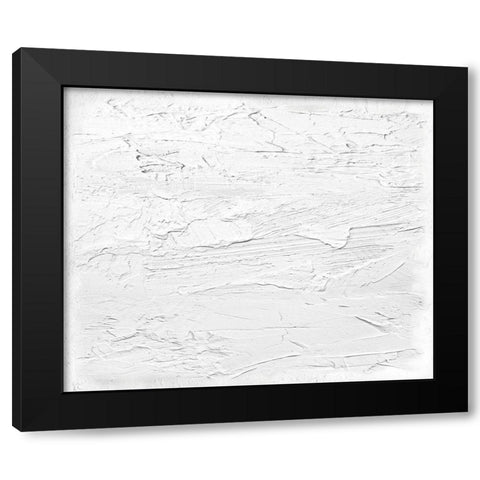 Textured on White II Black Modern Wood Framed Art Print with Double Matting by Gordon, Sofia