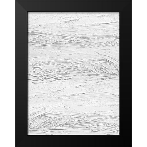 Textured on White IV Black Modern Wood Framed Art Print by Gordon, Sofia