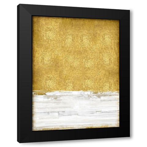 Golden Sky I Black Modern Wood Framed Art Print by Gordon, Sofia
