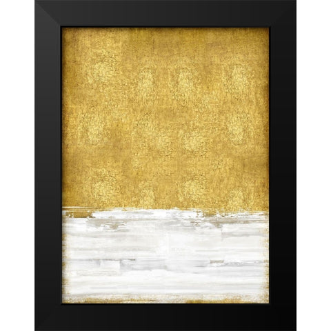Golden Sky I Black Modern Wood Framed Art Print by Gordon, Sofia