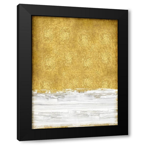 Golden Sky II Black Modern Wood Framed Art Print by Gordon, Sofia