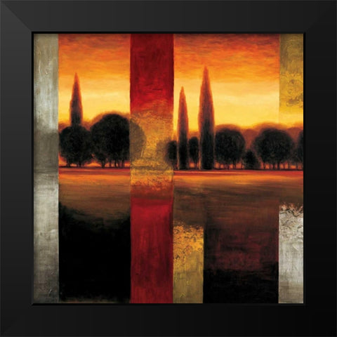 Reflections II Black Modern Wood Framed Art Print by Williams, Gregory