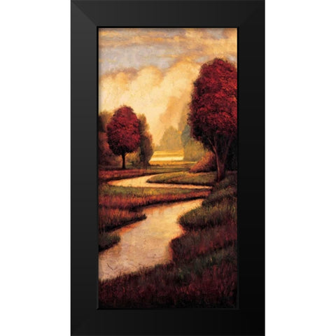 Waterside II Black Modern Wood Framed Art Print by Williams, Gregory