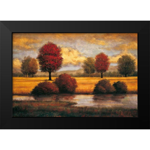 Serene II Black Modern Wood Framed Art Print by Williams, Gregory