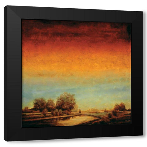 Transformation I Black Modern Wood Framed Art Print with Double Matting by Williams, Gregory