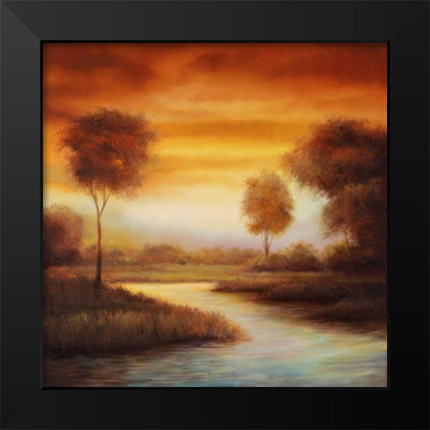 Sundown II Black Modern Wood Framed Art Print by Williams, Gregory