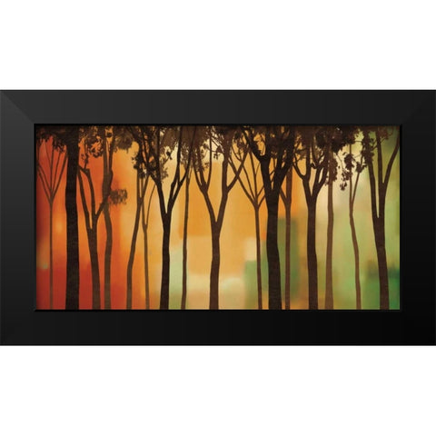 Twilight Silhouette Black Modern Wood Framed Art Print by Williams, Gregory