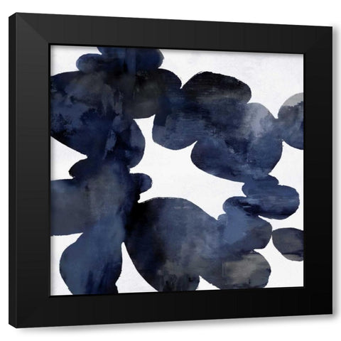 Enigmatic I Black Modern Wood Framed Art Print by Carlson, Hannah