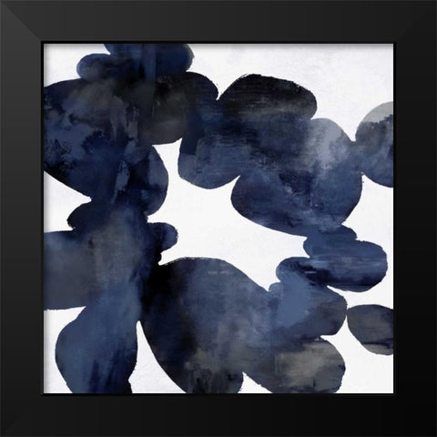 Enigmatic I Black Modern Wood Framed Art Print by Carlson, Hannah