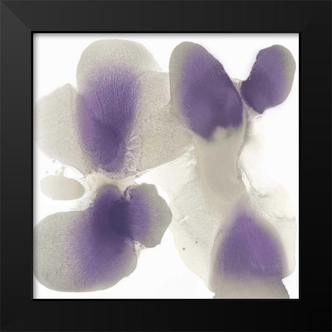 Essential Black Modern Wood Framed Art Print by Carlson, Hannah