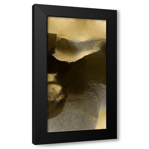 Circulate II Black Modern Wood Framed Art Print with Double Matting by Carlson, Hannah