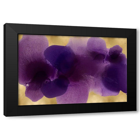 Continuous on Gold Black Modern Wood Framed Art Print with Double Matting by Carlson, Hannah