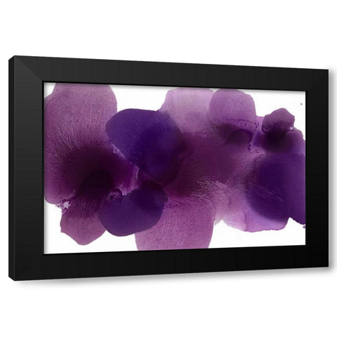 Continuous Black Modern Wood Framed Art Print with Double Matting by Carlson, Hannah