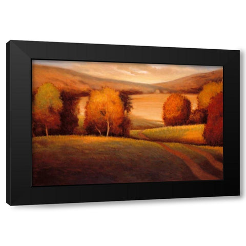 Backcountry II Black Modern Wood Framed Art Print with Double Matting by Pierson, Helen