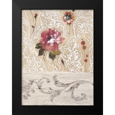 Panneau Neoclassique I Black Modern Wood Framed Art Print by Simon, Helene