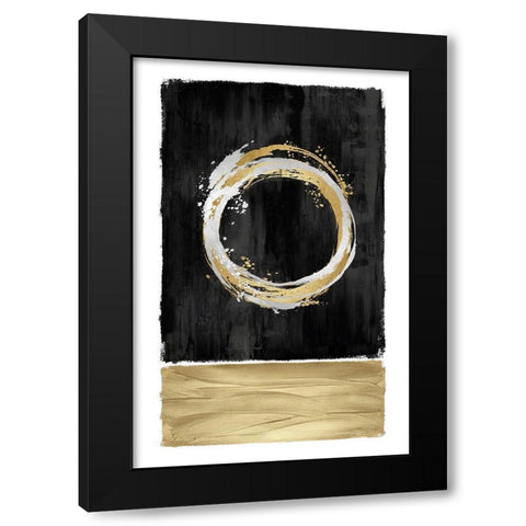 Inward Black II Black Modern Wood Framed Art Print by Harris, Natalie