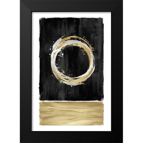 Inward Black II Black Modern Wood Framed Art Print by Harris, Natalie