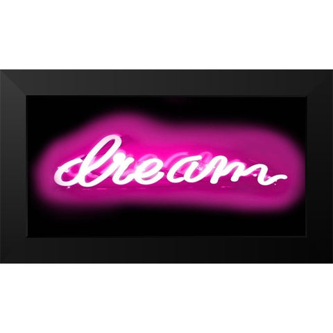 Neon Dream PB Black Modern Wood Framed Art Print by Carr, Hailey