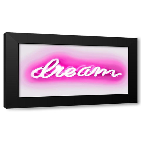 Neon Dream PW Black Modern Wood Framed Art Print with Double Matting by Carr, Hailey