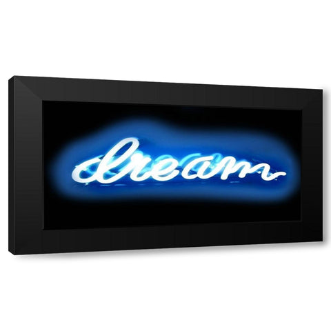 Neon Dream BB Black Modern Wood Framed Art Print by Carr, Hailey