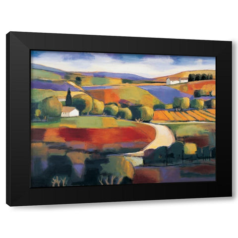 Paso Robles I Black Modern Wood Framed Art Print with Double Matting by Clarke, Janine