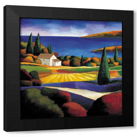 Central Coast II Black Modern Wood Framed Art Print by Clarke, Janine