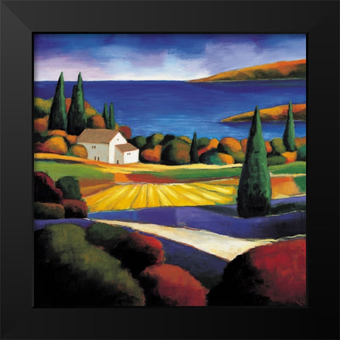 Central Coast II Black Modern Wood Framed Art Print by Clarke, Janine