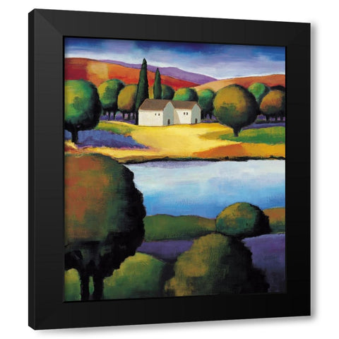 Ojai Morning I Black Modern Wood Framed Art Print by Clarke, Janine