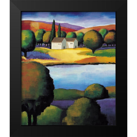 Ojai Morning I Black Modern Wood Framed Art Print by Clarke, Janine