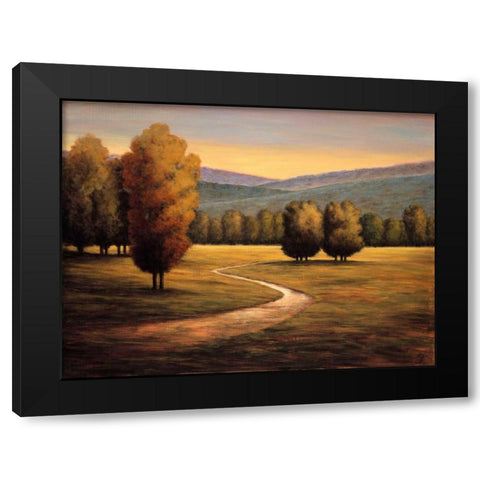 Brand New Day I Black Modern Wood Framed Art Print with Double Matting by Leonard, Jeffrey